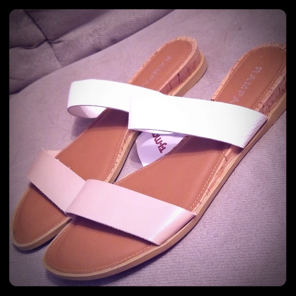 Wedge strappy sandal